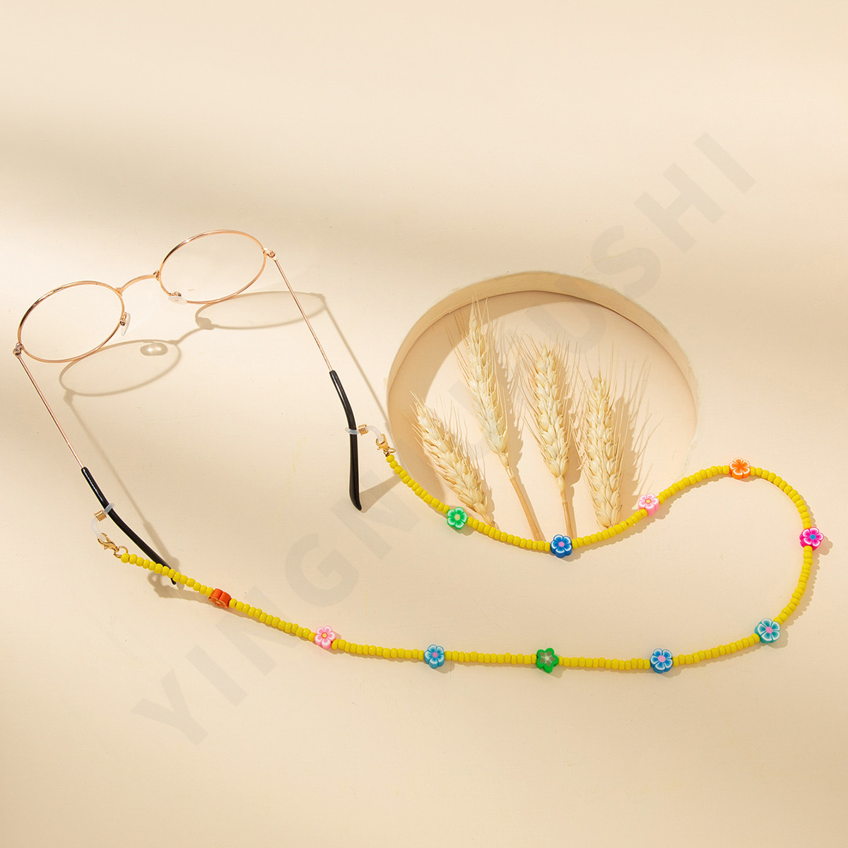 Trendiger Kristallblumen-Fruch – Mask Chain Holder Bewertung und Preis