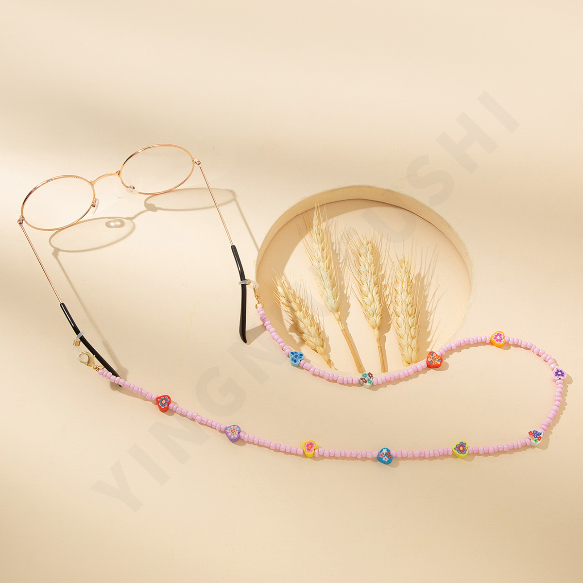 Trendiger Kristallblumen-Fruch – Mask Chain Holder Bewertung und Preis